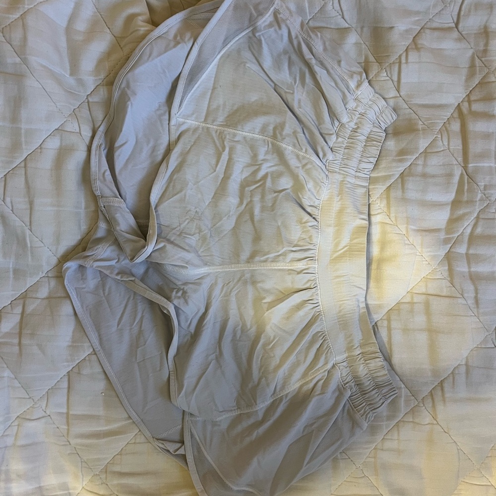 White lululemon shorts (size 8 reg)